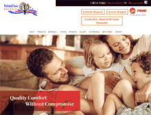 Tablet Screenshot of preferredchoiceheatingandair.com